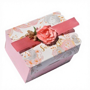 Cajas de Regalo Rosadas Exquisitas para Alimentos, de Cartón Reciclado, Diseño de Azúcar, Envío Inmediato, Venta al Por Mayor de Fabricantes Chinos CSMD - Product Image 3