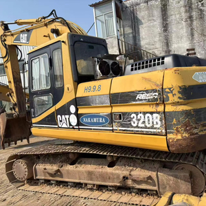 Excavatrice Caterpillar 320B d'occasion fiable, grand modèle, poids opérationnel de 20 tonnes, bon état, prix bas - Product Image 1
