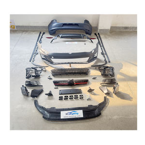 Kits de rénovation automobile pour pare-chocs <span class=keywords><strong>avant</strong></span> et arrière avec antibrouillard pour VW <span class=keywords><strong>Golf</strong></span> 7 MK7, mise à niveau vers le kit carrosserie GTI - Product Image 1