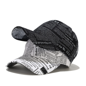 Giornale Vintage pittura a olio berretto da Baseball per gli uomini delle donne regolabile in cotone cappello da sole a tesa larga per la primavera estate - Product Image 4