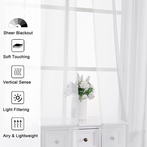 ARODDY Fournisseur Fortune 500 <span class=keywords><strong>Rideau</strong></span> en voile de polyester élégant et robuste, sur mesure, à drapage souple, pour usage commercial - Product Image 2