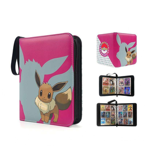 Carpeta Personalizable con 4 Bolsillos, Porta Tarjetas de Cuero PU, Envío Rápido, Directo de Fábrica, <span class=keywords><strong>Álbum</strong></span> para Guardar Tarjetas Coleccionables TCG - Product Image 5