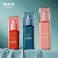 Bouteille en plastique personnalisée de 80 ml pour vaporisateur de toner de voyage, emballage cosmétique pour animaux de compagnie, flacons pulvérisateurs à brume fine mate pour cheveux