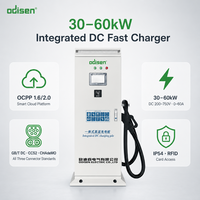 Nouveau chargeur rapide DC 30kW 40kW 60kW CCS2 150A IP54 sur pied EVSE OCPP 1.6 pour parking commercial UE