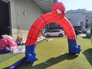 Arco Inflable de Spiderman para Cumpleaños, Modelo de Personaje de Dibujos Animados de Superhéroe Gigante, Entrada para Niños - Product Image 2