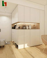 Armoire de rangement moderne personnalisée pour l'entrée intérieure, étagère à chaussures, meuble pour la maison, l'école, l'hôtel, le salon