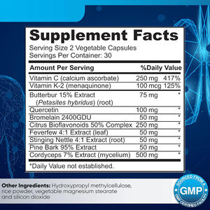 OEM ODM personalizado etiqueta privada cápsulas de desintoxicación de pulmón sistema respiratorio natural salud suplemento de apoyo inmunológico para adultos - Product Image 3