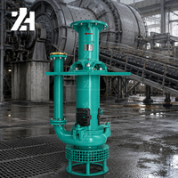 Pompe à boue verticale semi-ouverte à turbine en polyuréthane pour le déchargement des moulins et les cellules de flottation