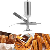 Machine de remplissage manuelle de crème en acier inoxydable à prix d'usine en gros, pour beignets et churros, fournisseur de machines à garnir de confiture commerciales