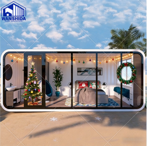 Oferta Especial: Casa Prefabricada de Lujo Moderna Tipo Cabaña Apple Pequeña, de Construcción Rápida, Portátil, Contenedor Oficina de 20 y 40 Pies - Product Image 1