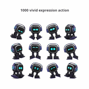 Bộ khung máy tính để bàn đồ chơi <span class=keywords><strong>robot</strong></span> AI Tomjo Emo ngầu, làm bằng kim loại, có sẵn, tương tác thông minh, biểu cảm cảm xúc, đàm thoại bằng giọng nói - Product Image 4