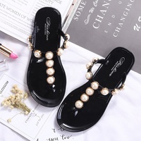 Nouveauté femmes pantoufle pince pied plage dames tongs diapositives intérieur extérieur pantoufles plat gelée extérieur plage sandales