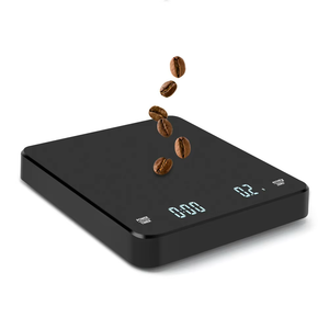 เครื่องชั่งกาแฟอิเล็กทรอนิคส์พร้อมตัวจับเวลาเครื่องชั่งอาหารดิจิตอลขนาด<span class=keywords><strong>3</strong></span>กรัม0.1ใช้แบตเตอรี่ - Product Image 1