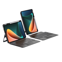 Meistverkaufte BT Kabellose Touchpad-Tastaturhülle für Xiaomi Pad 5/5 Pro 11" Magnetische Geteilte Tastaturabdeckung