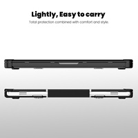 Good casing pelindung tahan guncangan, sarung HP bening dudukan lampu untuk Mac Book Pro 16 2021/2023 A2485 M1 Pro / M1 Max/A2780/M3 A2991