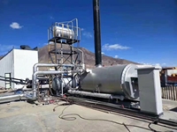 Chaudière de récupération de chaleur et chauffe-fluide thermique pour processus de découpe laser 3D avec brûleur à huile usagée