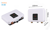 220V Home Mini 5500W Chauffe-eau électrique instantané sans réservoir pour cuisine salle de bain