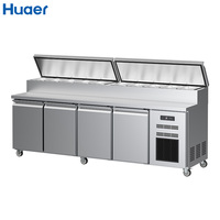 Présentoir commercial Jumbo pour comptoir et salade Table de travail pour pizza/Réfrigérateur pour table de préparation de pizza