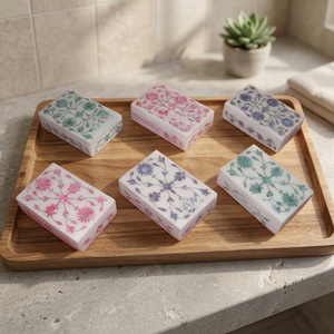 Stonecrafts International Handcrafted Indian Marble Jewellery <b>Box</b> Floral Pattern Custom Packaging Worldwide Export Rectangle - Product Image 3