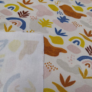 أوراق الخريف مخصص طباعة الخيزران القطن جيرسي دنة قماش للملابس - Product Image 6