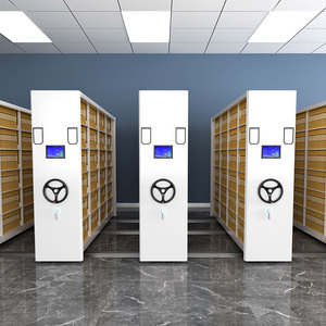 Archivador Móvil MJJ-02 con Cerradura de Llave, Sistema de Estanterías Manual 202312-MJJ, Comercio Nacional para Almacenamiento de Oficina - Product Image 3