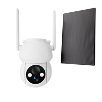 Caméra solaire WiFi CloudEdge App TZ-DMB325 avec batterie, 3MP haute résolution, vision nocturne couleur, caméra de sécurité