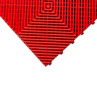 Dalles de sol emboîtables en PP de 18 mm d'épaisseur, grille modulaire résistante à l'eau et à la corrosion pour atelier de detailing automobile