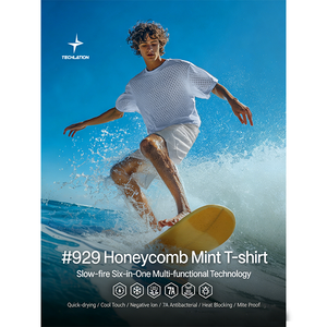 Camiseta de Verano de Alta Calidad para Hombre, Tecnología de Secado Rápido, Sensación Fresca, Camisetas Casuales de Manga Corta - Product Image 5