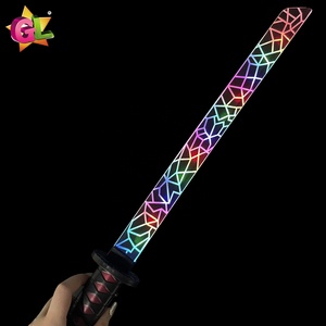 Produit Tendance 2026 Jouets pour Enfants Épée Katana Lumineuse Rouge Bleu Vert Jaune en Plastique Jouet Sabre Laser Ninja pour Garçons - Product Image 3