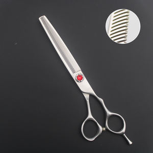 맞춤형 로고 7.5인치 초장형 애완동물 미용 가위 & 이발 가위 VG10 일본산 강철 절단 가위 - Product Image 4