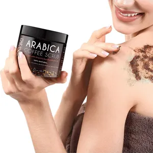 OEM Exfoliating Coffee Arabica Women & Mens Body Scrub Dead Sea Salt Scrub Hand Scrub & Face Scrub Natural Body Polish