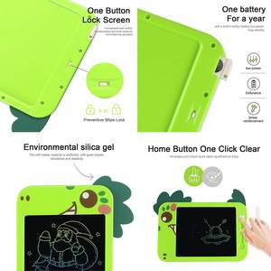 ألعاب الرسم التعليمية للأطفال من إي بي تي، لوح رسم إلكتروني بشاشة إل سي دي على شكل سمكة قرش كرتونية - Product Image 4