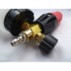 High Pressure Car Washer Foam Bottle <b>Cleaner</b> Large Mouth Metal <b>Spray</b> Gun Head Set Manual Operation White Color - Product Image 4