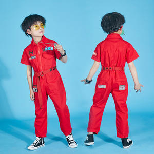 Vêtements de <span class=keywords><strong>Jazz</strong></span> pour enfants Salopette Barboteuses Vêtements Hip Hop pour garçons Costumes pour filles Costume de vol de carrière pour enfants - Product Image 6
