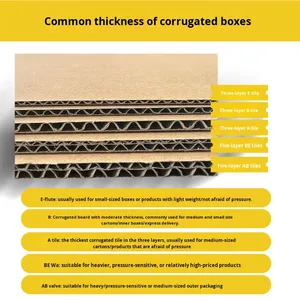 Verpakkingen van stevig bruin karton, recyclebaar, groot formaat, geschikt voor verzending, verhuizing en opslag, met aangepaste logo's. - Product Image 3