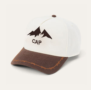 Gorra de Béisbol Personalizada de 5 Paneles, Estilo Hip Hop, de Lona de Algodón, con Logotipo Bordado, Transpirable, Impermeable, de Dos Tonos, con Cierre a Presión, para Exteriores - Product Image 2