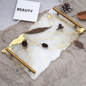 Irregular Large Tray Three Layer Resin Silicone Mold Making Geode <b>Coaster</b> Mould Silicone Casting Resin Mold - Product Image 1