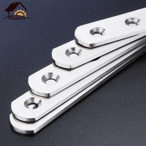 Soporte de esquina de acero inoxidable, 50 unidades, conector de ángulo recto en forma de L grueso para fijación de gabinetes, estantes, armarios, mesas y sillas - Product Image 3