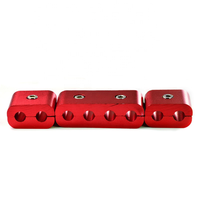 Serre-câbles en aluminium multicolores pour fils de bougies d'allumage, personnalisables pour la modification du câblage d'allumage automobile