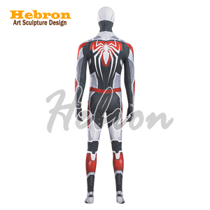 ชุดคอสเพลย์สไปเดอร์แมนสีขาวแบบกำหนดเองสำหรับ PS4 สำหรับผู้ใหญ่ สำหรับงานแสดงภาพยนตร์ ทีวี ฮาโลวีน - Product Image 3