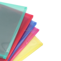 Enveloppes à fermeture éclair en plastique pour feuilles de format A4 ou lettre, extension de 1 à 1/4 pouces