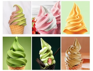 Machine à glace molle professionnelle Powerfriend de haute qualité, 3 saveurs, haute productivité, prise <span class=keywords><strong>japonaise</strong></span> pour les commerces - Product Image 6