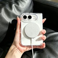 Étui de téléphone magnétique transparent pour iPhone 18 Fold, nouvelle coque de protection pliable transparente antichoc pour iPhone 18 Pro