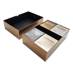 Custom High-End Coffee Gift <b>Boxes</b> with <b>Silver</b> Cardstock & UV Printing for Luxury Branding - Product Image 1