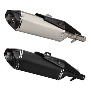 Pour Honda X-ADV 750 X ADV750 NSS750 Forza750 Slip On Line Modifier <span class=keywords><strong>Moto</strong></span> Échappement Modifier Carbone Pointe Couverture Silencieux Original - Product Image 6