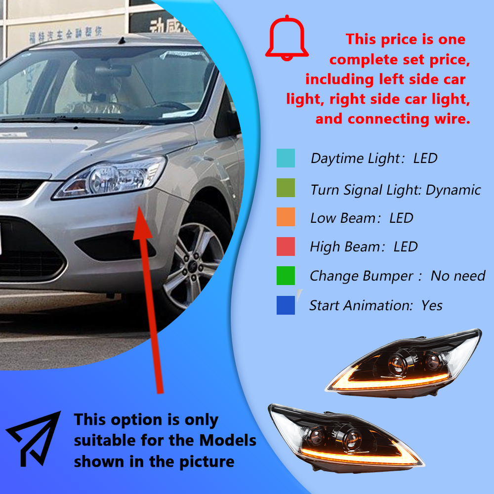 Headlight one set