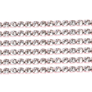 Chaîne à griffes en strass double oreille de type D, à dos plat, pour accessoires vestimentaires DIY, diamant de qualité A, origine Yiwu DX101 - Product Image 5