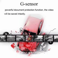 DVR de voiture à objectif unique avec détecteur de radar d'alarme anti-vitesse TFT/écran LED Menu anglais enregistreur vidéo de caméra de tableau de bord