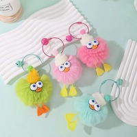 Porte-clés en peluche mignons et moelleux en forme de monstres, en gros, pour cadeaux de fête d'anniversaire, cadeaux d'échange, rembourrages de sacs cadeaux et prix de trésors