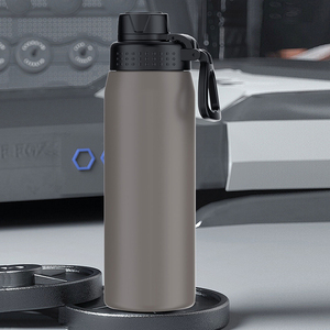 Gourde isotherme personnalisée 2024, 25 oz, sans BPA, avec anse de transport, double paroi, bouchon rotatif, anti-fuite, pour activités de plein air et camping - Product Image 3